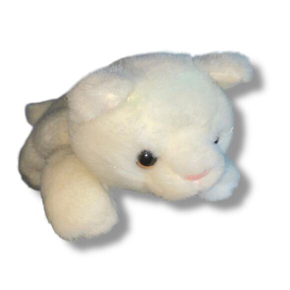 Bearington Plush Kitty Cat Sissy Jr Stuffed Animal Ribbon Nursery Shower Gift 9" - Picture 7 of 13